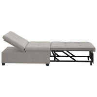 Divano Letto 3-in-1 Grigio Chiaro di 42008608