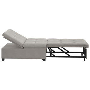 Divano Letto 3-in-1 Grigio Chiaro di 42008608