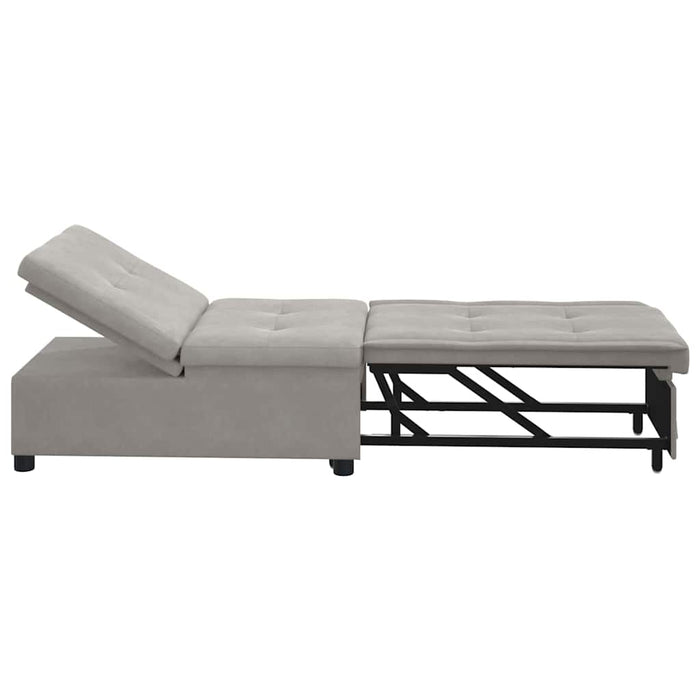 Divano Letto 3-in-1 Grigio Chiaro di 42008608