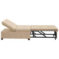 Divano Letto 3-in-1 in Tessuto Panna di 42008611