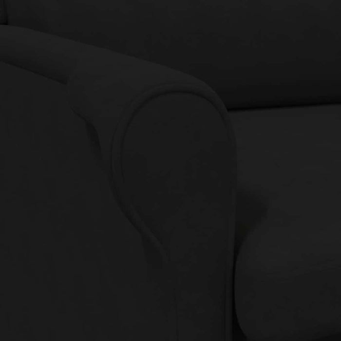 poltrona Nero 76 x 94 x 102 cm Microfibra 42009873