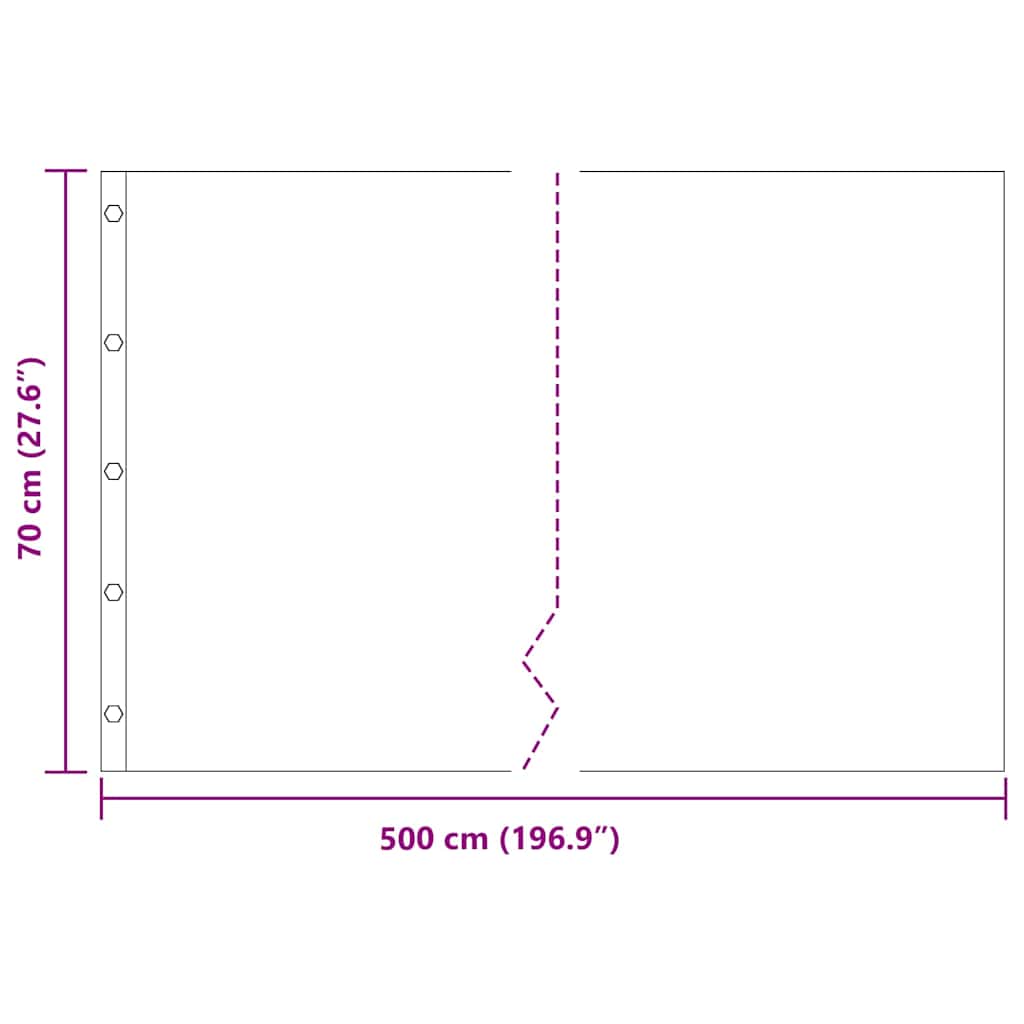 Barriera antiradice Nero 0,7 x 5 m Polietilene 42006480
