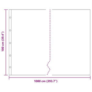 Barriera antiradice Nero 1 x 10 m HDPE 42006484