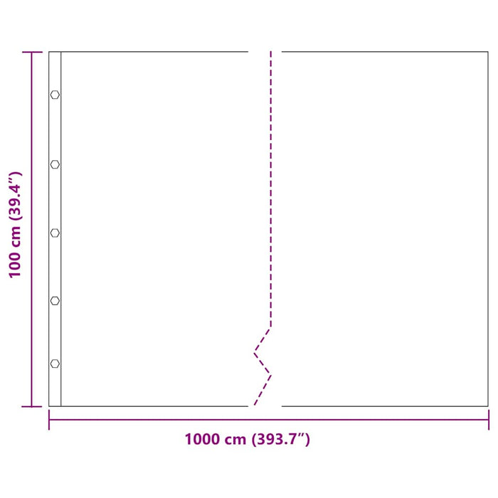 Barriera antiradice Nero 1 x 10 m HDPE 42006484