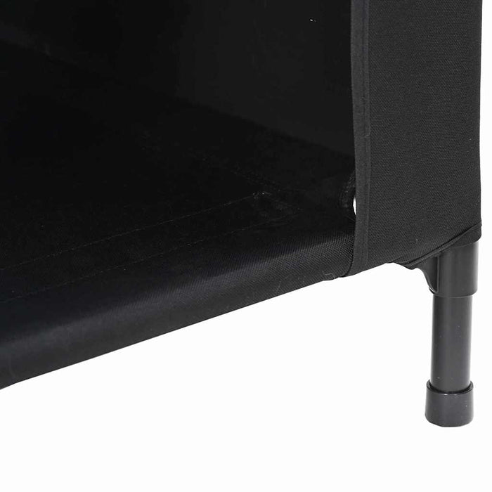 Casa per Cani  Nera in Tessuto Oxford e Acciaio 42008159