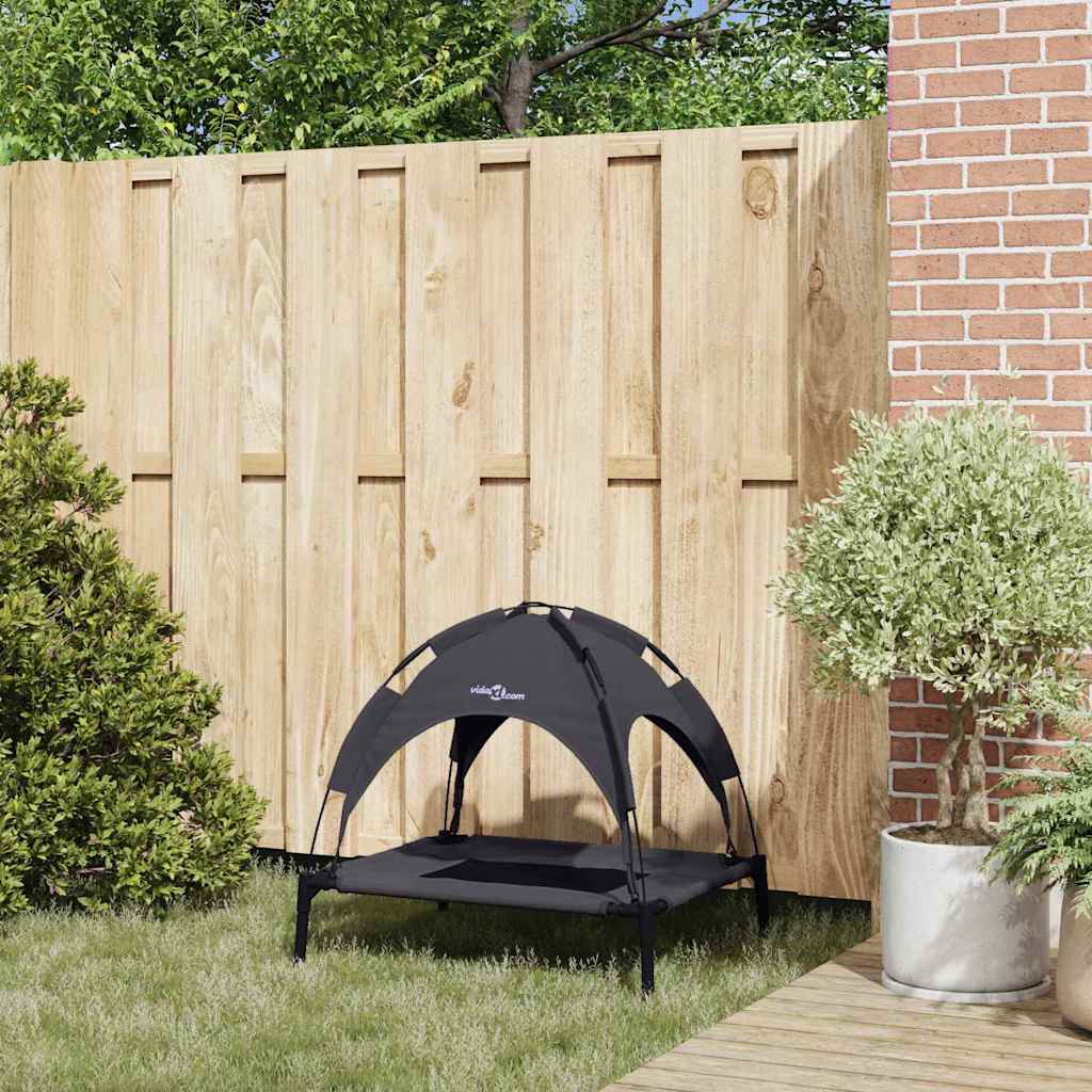 Letto per Cani Sollevato  Nero 42008166