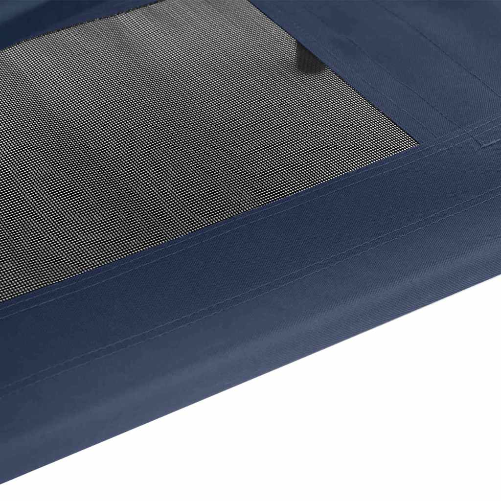 Letto per Cani Rialzato  Blu Navy Acciaio, Tessuto 76 x 62 x 70.5 cm 42008178