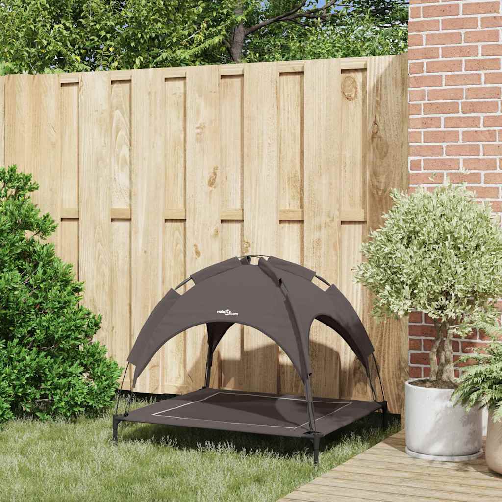 letto rialzato per cani  con tetto removibile Marrone L Acciaio 42008191