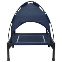 vidaXL Letto per Cani Blu navy m Acciaio