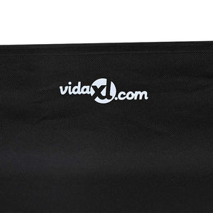 Letto Rialzato per Cani Nero in Tessuto e Metallo 42008204