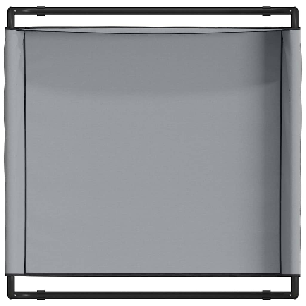 Letto Elevato per Cani Grigio Chiaro S Tessuto Oxford e Acciaio 42008206