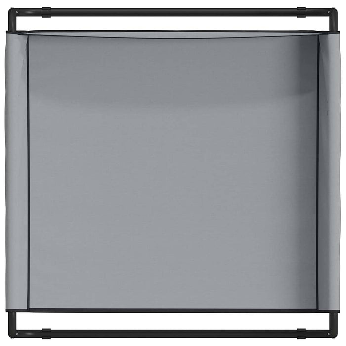 Letto Elevato per Cani Grigio Chiaro S Tessuto Oxford e Acciaio 42008206