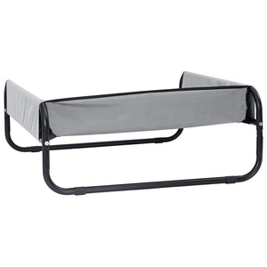 Letto per Cani Elevato Grigio Chiaro in Tessuto Oxford ML e Acciaio 42008209