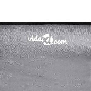 Letto per Cani Rialzato Grigio Chiaro L in Tessuto Oxford e Acciaio 42008210