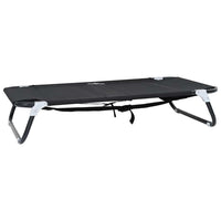 Letto Pieghevole per Cani Nero in Tessuto Oxford e Acciaio 42008213