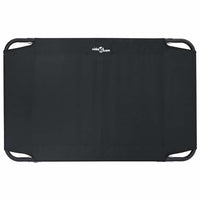 Letto Pieghevole per Cani Nero in Tessuto Oxford e Acciaio 42008213