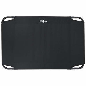 Letto Pieghevole per Cani Nero in Tessuto Oxford e Acciaio 42008213