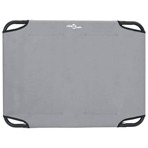 Letto per Cani Pieghevole Grigio Chiaro in Tessuto Oxford e Acciaio 42008215