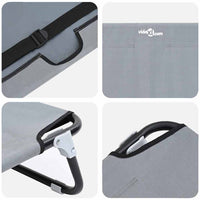 vidaXL Letto per Cani Grigio chiaro 90 x 55 x 18 cm