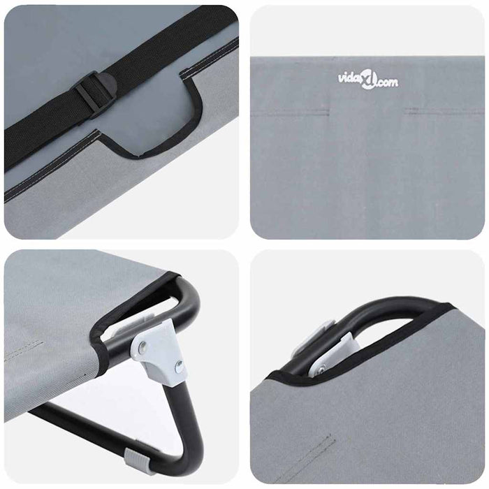 vidaXL Letto per Cani Grigio chiaro 90 x 55 x 18 cm
