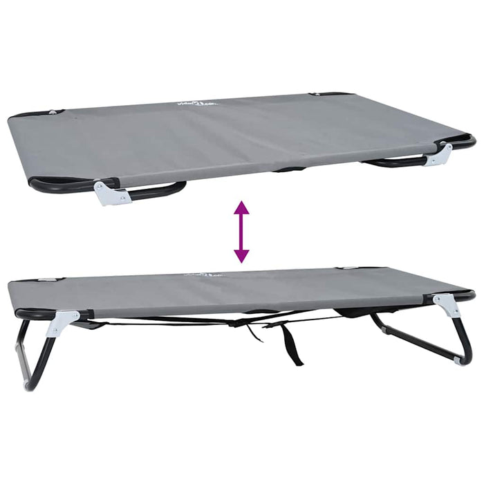 vidaXL Letto per Cani Grigio chiaro 90 x 55 x 18 cm