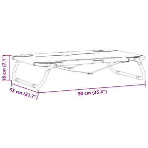 vidaXL Letto per Cani Grigio chiaro 90 x 55 x 18 cm