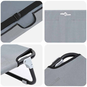 Letto per Cane Pieghevole Grigio Chiaro 42008218