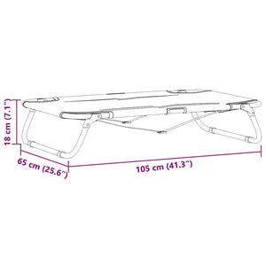 Letto per Cane Pieghevole Grigio Chiaro 42008218