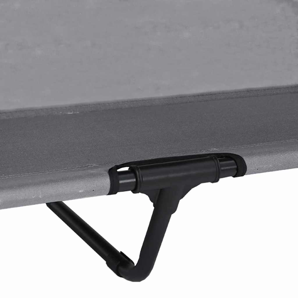 vidaXL Letto per Cani Elevato Grigio chiaro 127 x 81 x 108 cm