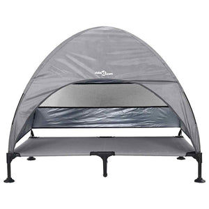 vidaXL Letto per Cani Elevato Grigio chiaro 127 x 81 x 108 cm