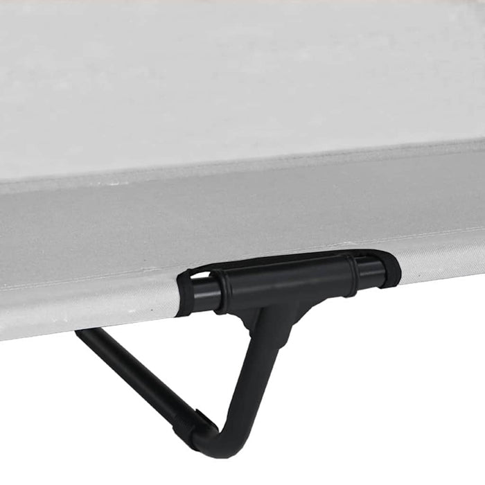 Letto rialzato per cani  con tetto removibile grigio argento XL acciaio 42008222