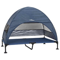 vidaXL Letto per Cani Elevato Blu marino 127 x 81 x 108 cm