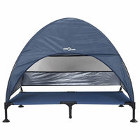 vidaXL Letto per Cani Elevato Blu marino 127 x 81 x 108 cm