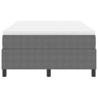 Letto a molle Grigio chiaro e bianco 203 x 120 x 60 cm 3337457