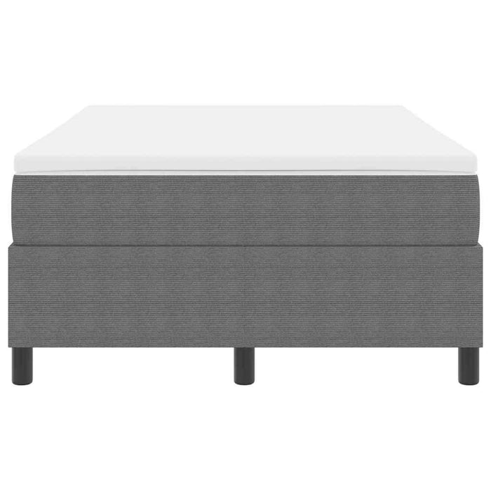 Letto a molle Grigio chiaro e bianco 203 x 120 x 60 cm 3337457