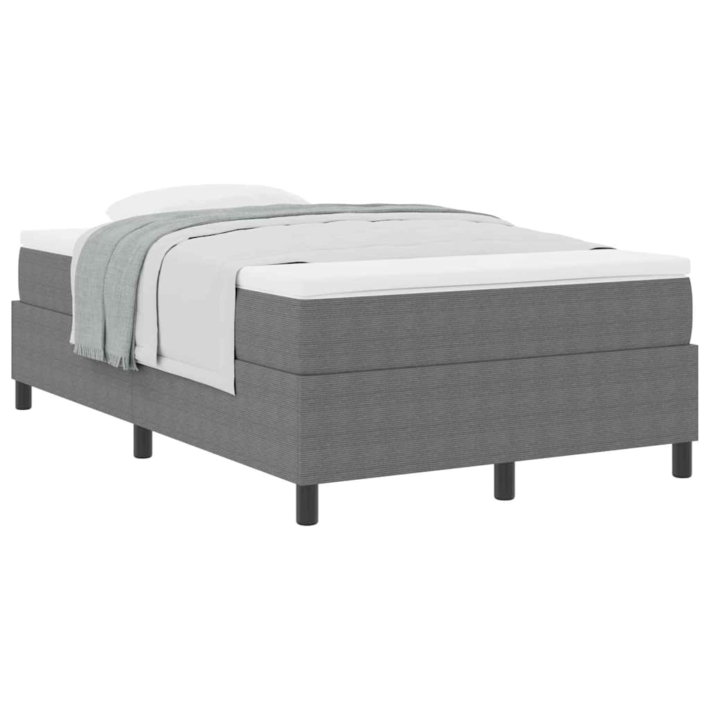 Letto a molle Grigio chiaro e bianco 203 x 120 x 60 cm 3337457