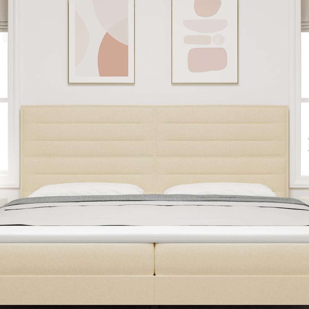 Testiera Altro con testiera Crema 200 cm Tessuto 3337710