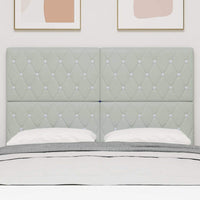 Testiera in Velluto Argille Grigio chiaro 160 cm Velluto 3337764