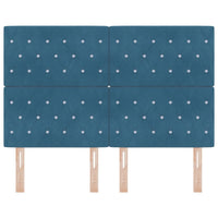 Testiera in Velluto Argille Blu scuro 160 cm Velluto 3337768