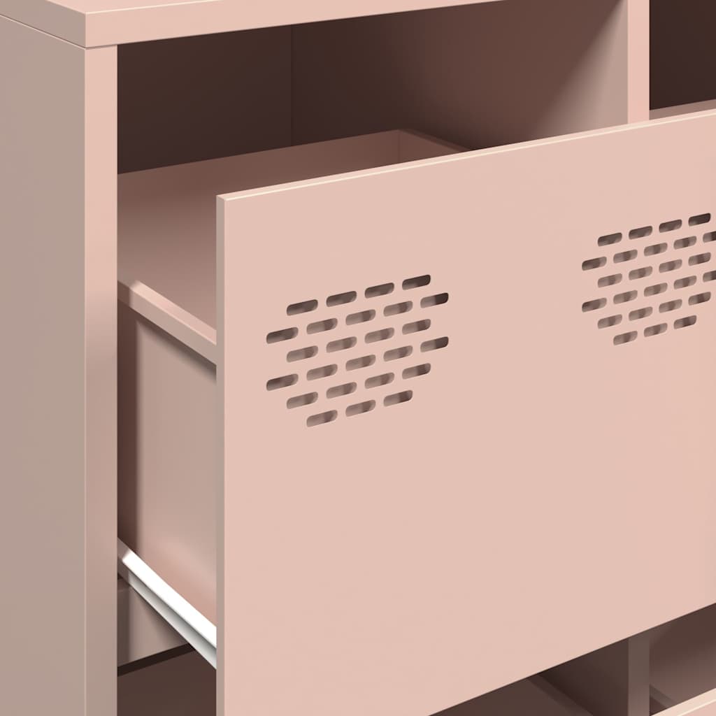 Credenza-Buffet-Armadio da cucina Rosa 135x39x73,5 cm in Acciaio Laminato a Freddo 281155