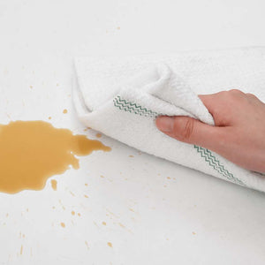 Panni per la Pulizia 5pz Righe Bianche e Verdi 50x60 cm