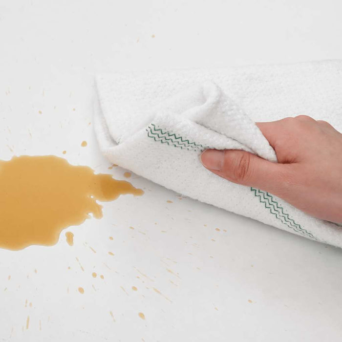 Panni per la Pulizia 5pz Righe Bianche e Verdi 50x60 cm