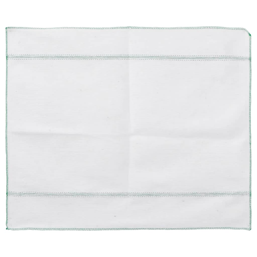 Panni per la Pulizia 5pz Righe Bianche e Verdi 50x60 cm