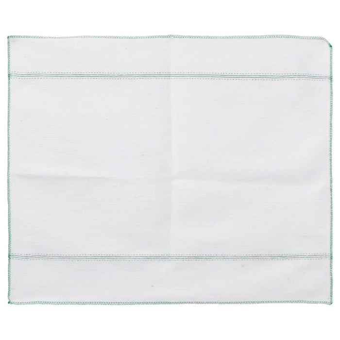 Panni per la Pulizia 10pz Righe Bianche e Verdi 50x60 cm 4014091