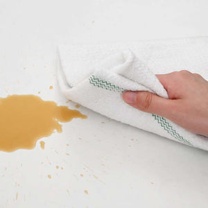 Panni per la Pulizia 50pz Righe Bianche e Verdi 50x60 cm 4014092