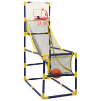 Set Gioco di Basket Arcade con Palla e Pompa 45x86x127 cm 4016326