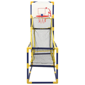 Set Gioco di Basket Arcade con Palla e Pompa 45x86x127 cm 4016326