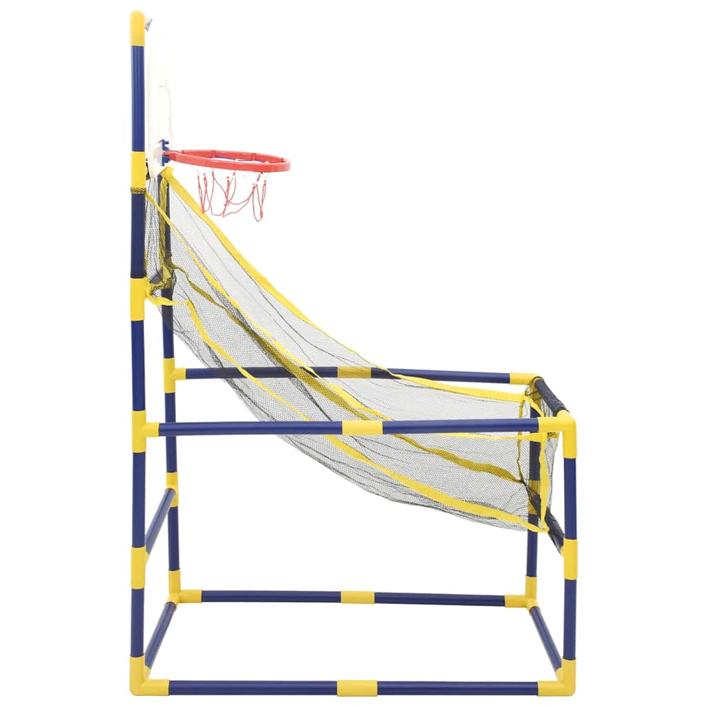 Set Gioco di Basket Arcade con Palla e Pompa 45x86x127 cm 4016326