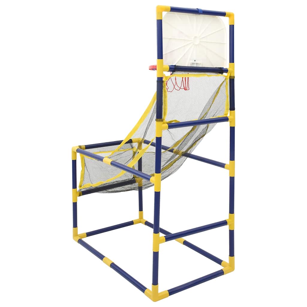 Set Gioco di Basket Arcade con Palla e Pompa 45x86x127 cm 4016326
