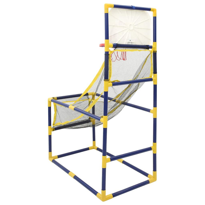 Set Gioco di Basket Arcade con Palla e Pompa 45x86x127 cm 4016326